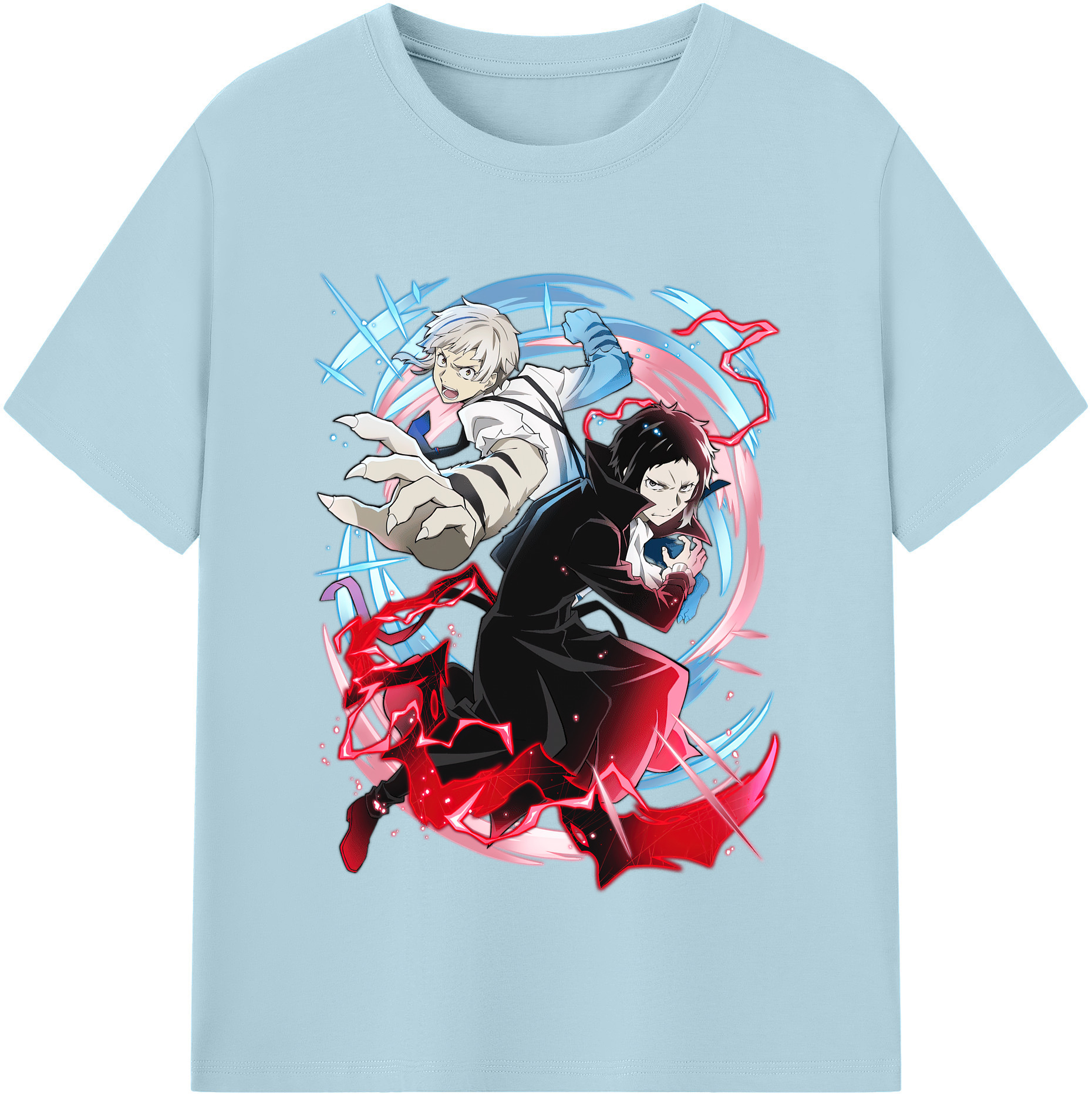 （画像用） 文豪ストレイドッグス Bungo Stray Dogs 綿100％半袖Tシャツ（フロントプリント）